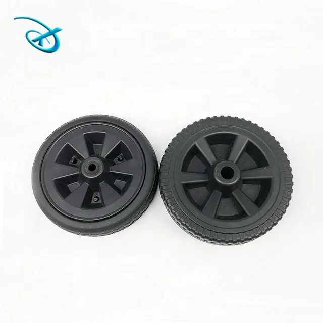 baby stroller Plastic wheel 6 inch bbq grill wheels