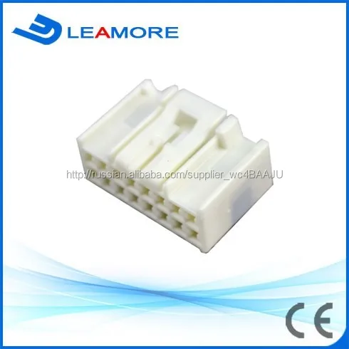 Automotive female/male/white color 16 pin. electric window connector for Hyundai