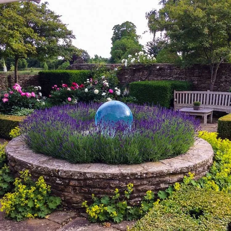 Steel Decoration Modern Water Pond Garden Park Ball Fountain