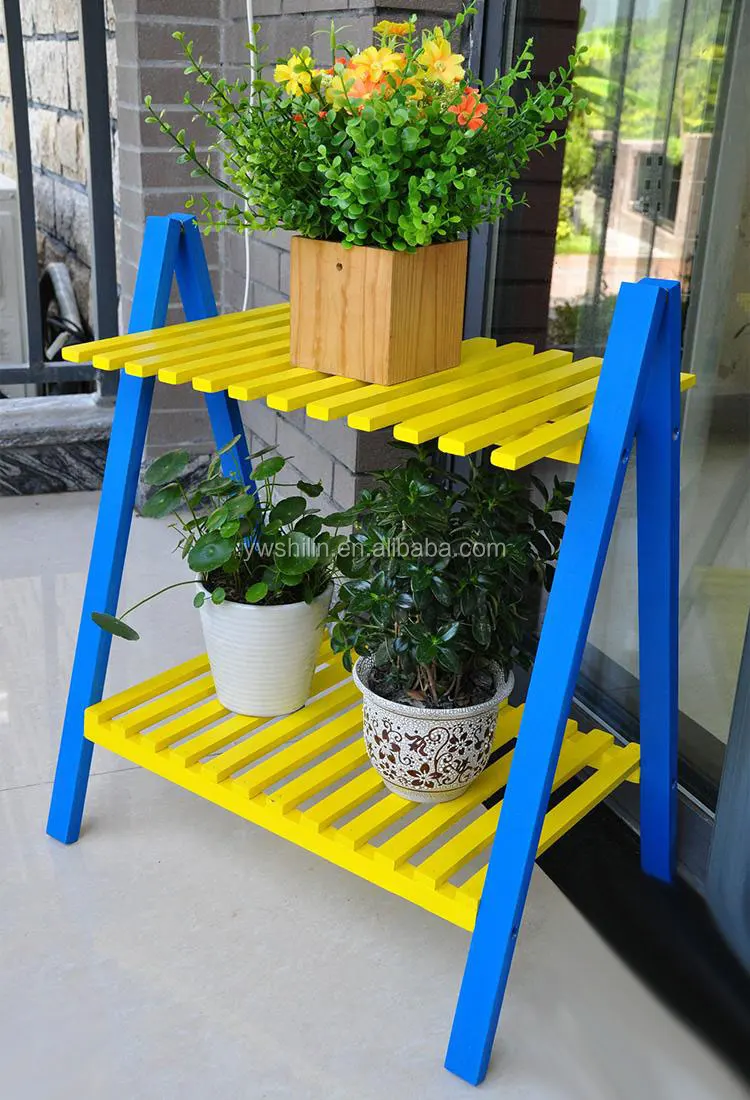 wooden flower stand / wooden flower pot stands / wooden indoor flower stands