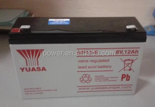 
6v 12ah 20hr battery, alarm system home battery 6v 12ah lead acid rechargeable battery. 