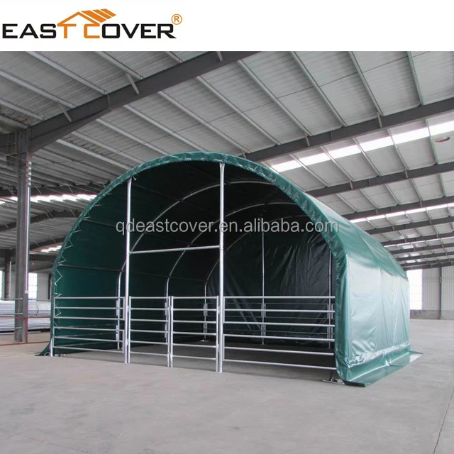 
new steel frame agriculture livestock animal raising shed 