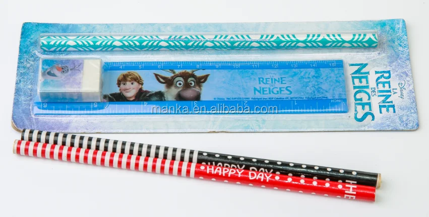 Custom Made Promotional Children pencil Stationery Set