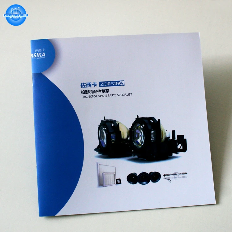 Cheap Custom Full Coloring Booklet Offset Printing Film Lamination Chart Paper CN;GUA Service Catalog Brochure Printing Hs-35