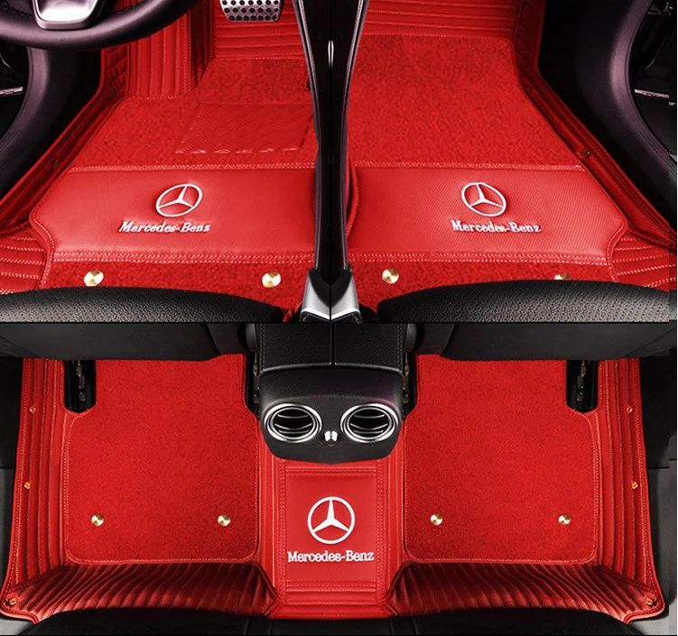  Чехол для 2005-2019 Mercedes все модели Роскошные автомобильные коврики под