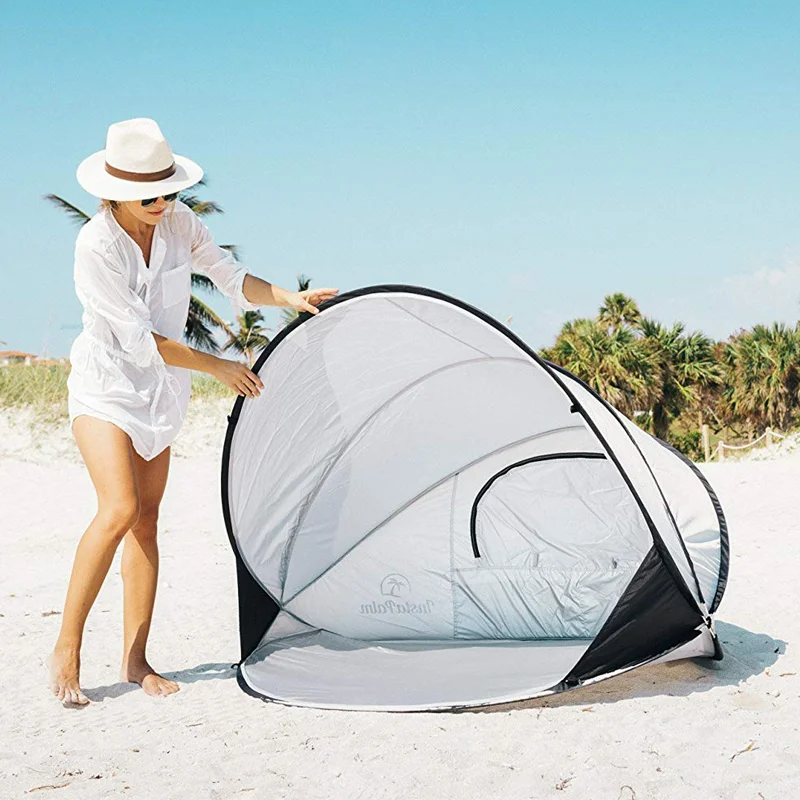 Portable Pop Up Cabana Beach Tent and Sun Shelter
