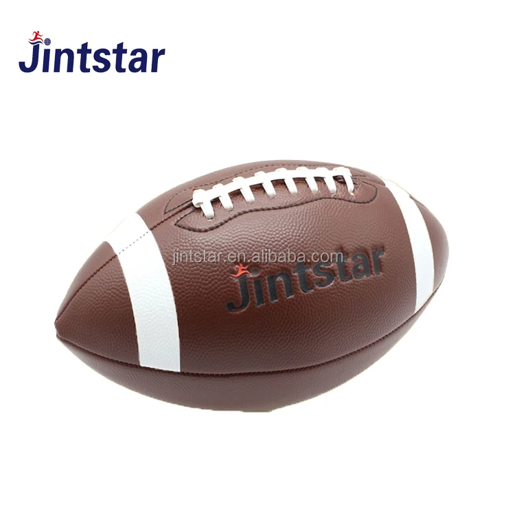 
customer logo training Rugby ball Machine sewn pu/pvc leather American football 
