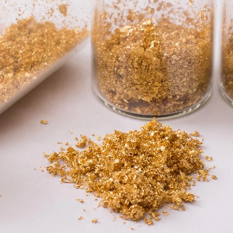 
High quality 24k gold leaf flakes cosmetics for face cream 