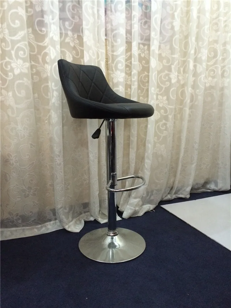 Leather/fabric kitchen design colorful swivel bar chair