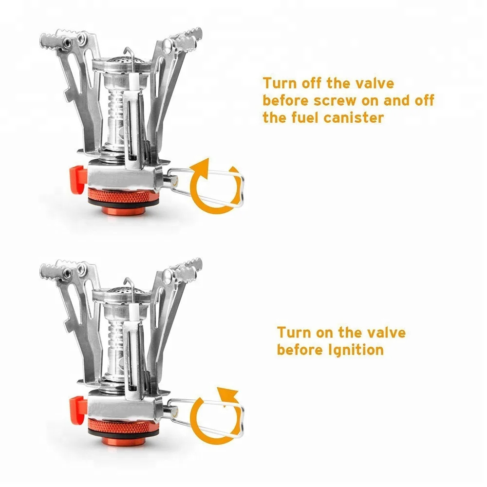 Kongbo Outdoor Portable Ultralight With Piezo Ignition Mini Camping Stove