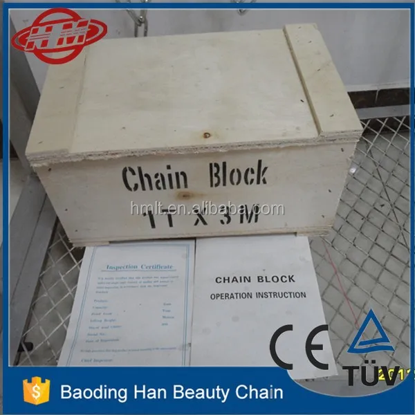 SK Construction Hoist Usage and Chain Sling Type chain block hoist