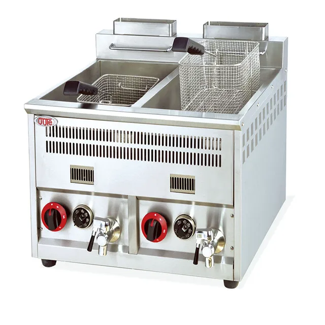Commercial Turkey Fryer 2-Tank 2-Basket Electric Industrial Fryers