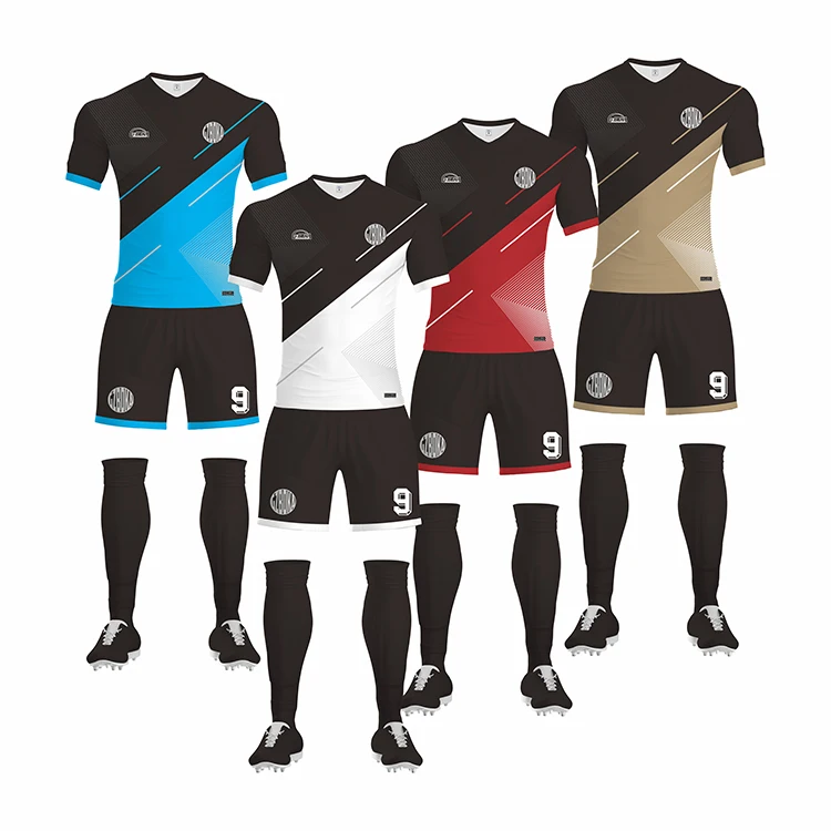 
Supply direct wholesale club football team training suit printing number DIY 