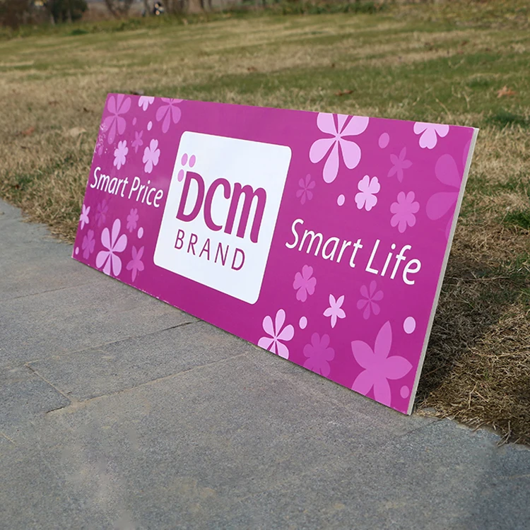 PP Material Outdoor corrugated Plastic Yard Signs/ Advertising Boards