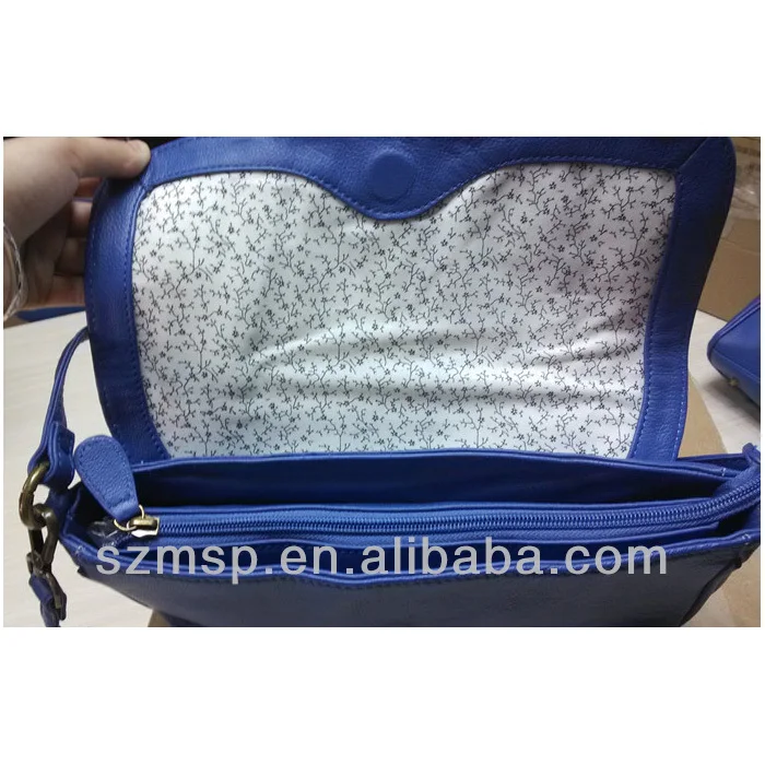 first grade cowhide leather fish pattern flip lady handbag  multifunction shoulder /girl cross body  bag