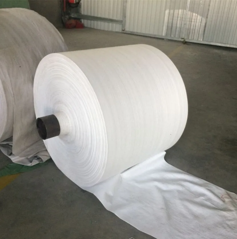 Poly tubular woven fabric rolls for bags sacks