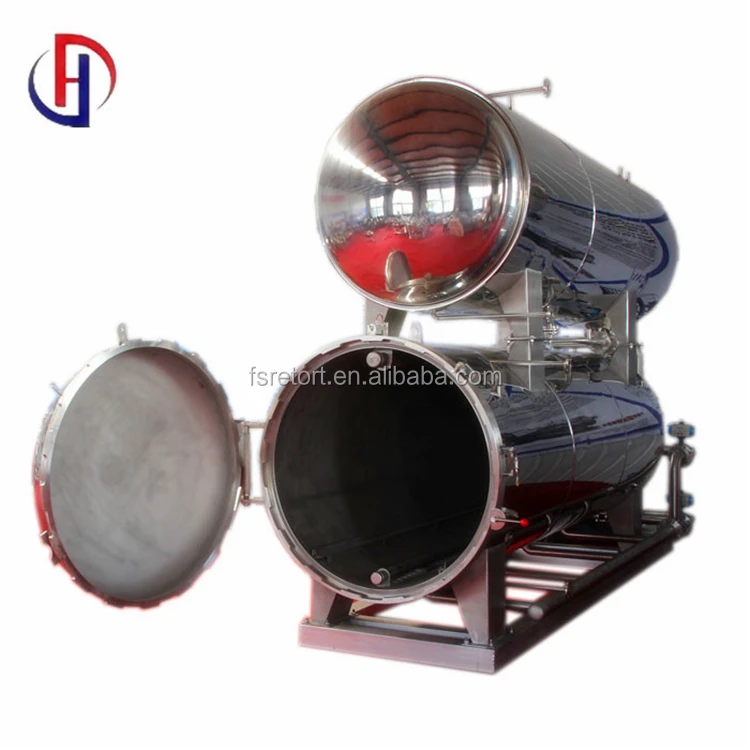 Immersion Retort Sterilizer Machine For Meat And Fish