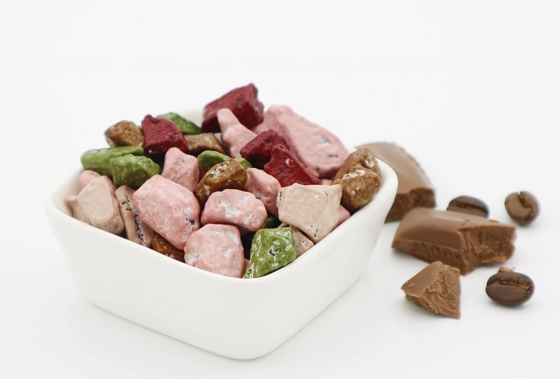 Stone chocolate candy