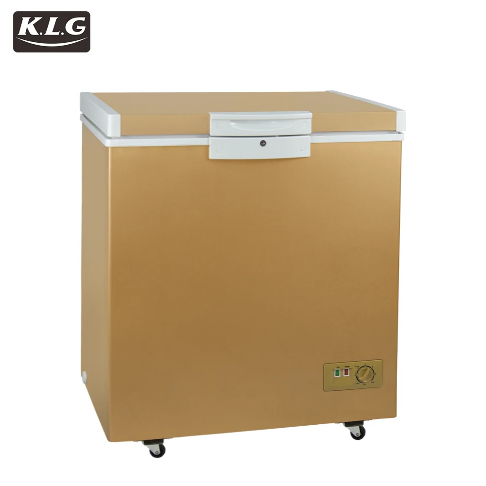 BD-158L single door top open chest mini deep freezer