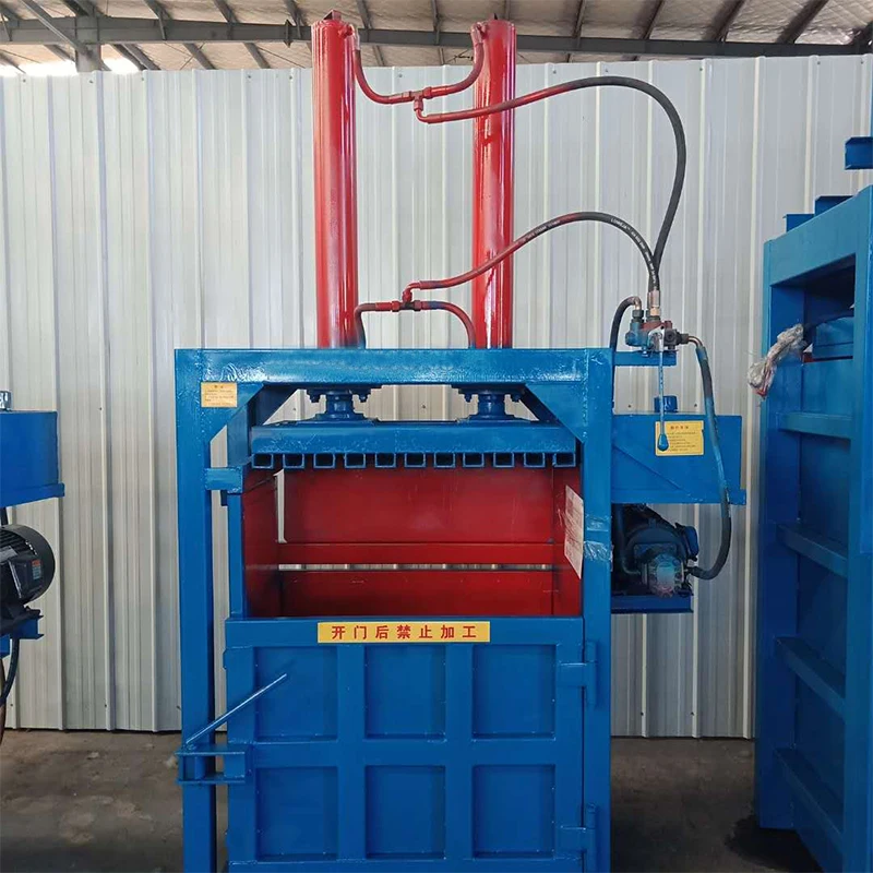 Waste Clothes Baler Cotton Cardboard Baling Press Compressor Machine