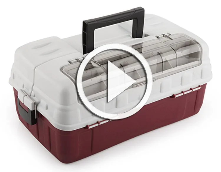 
Multi-functional plastic fishing tackle box portable 