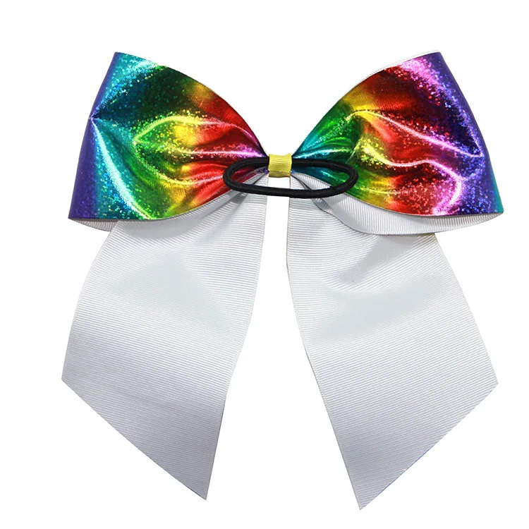 Новый модный дизайн блестящая лента банты для волос