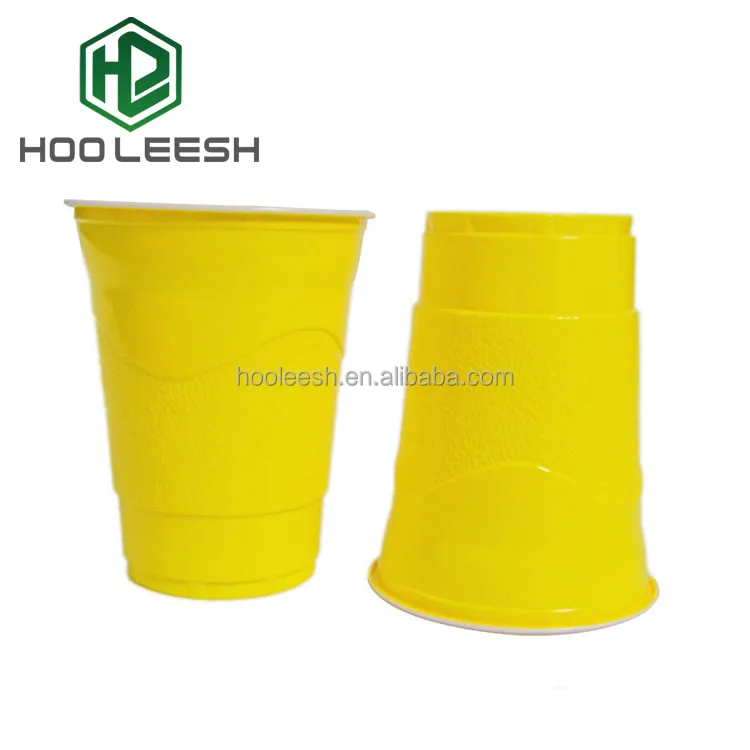 Одноразовые пластиковые праздничные чашки с отверстием для шарика, 16 унций