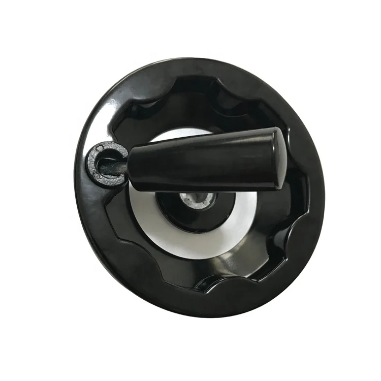 Solid Handwheel Bore Dia12mm with Foldable handle for Lathe machines, Milling Machines, Grinder Machines