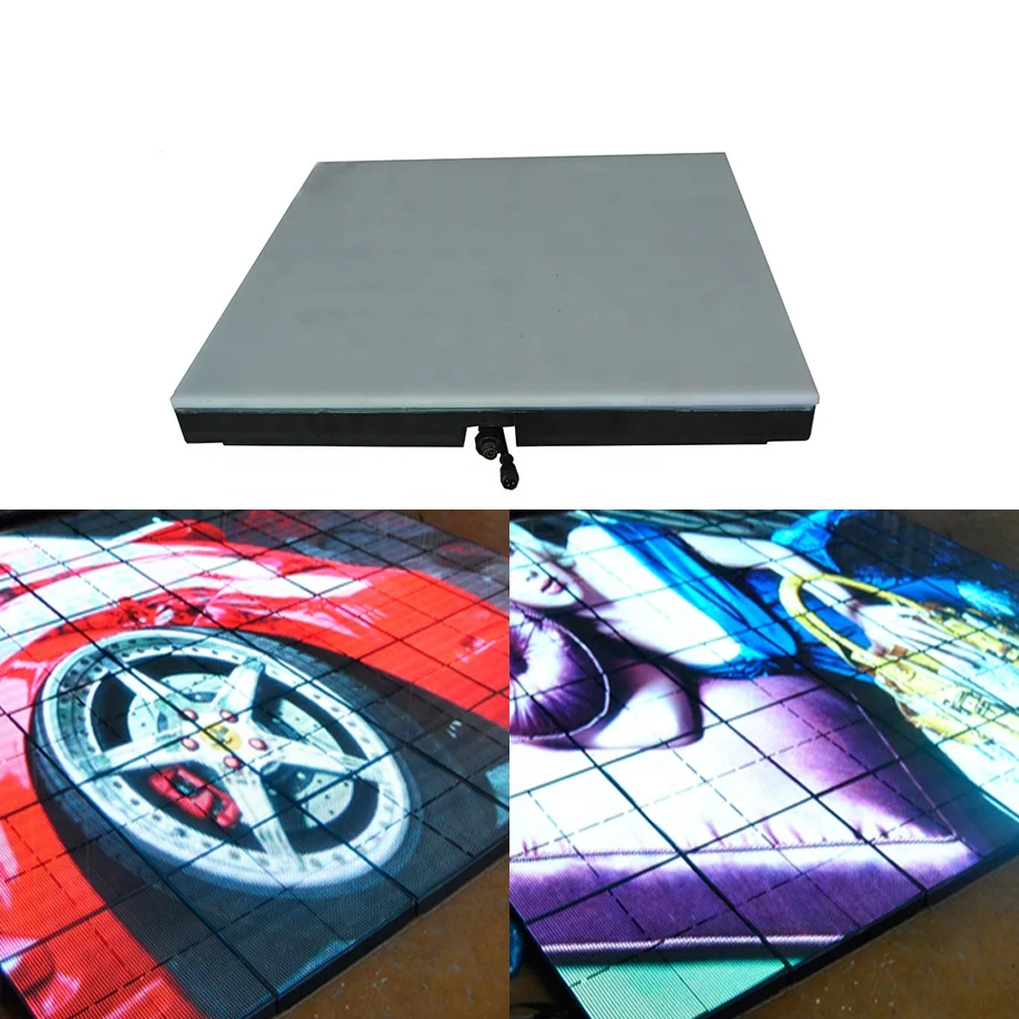 rigeba brand waterproof P10 led video display screen video dance  floor for events