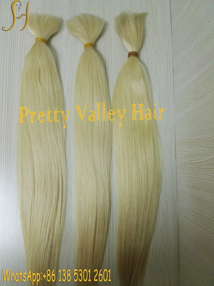2017 hot selling blonde european hair