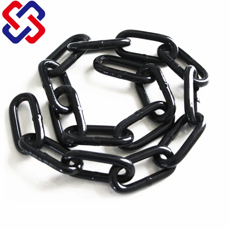 
 G80 сварная сталь сверхпрочная окрашенная G80 длинная цепь из сплава стали красочная цепь крепления  