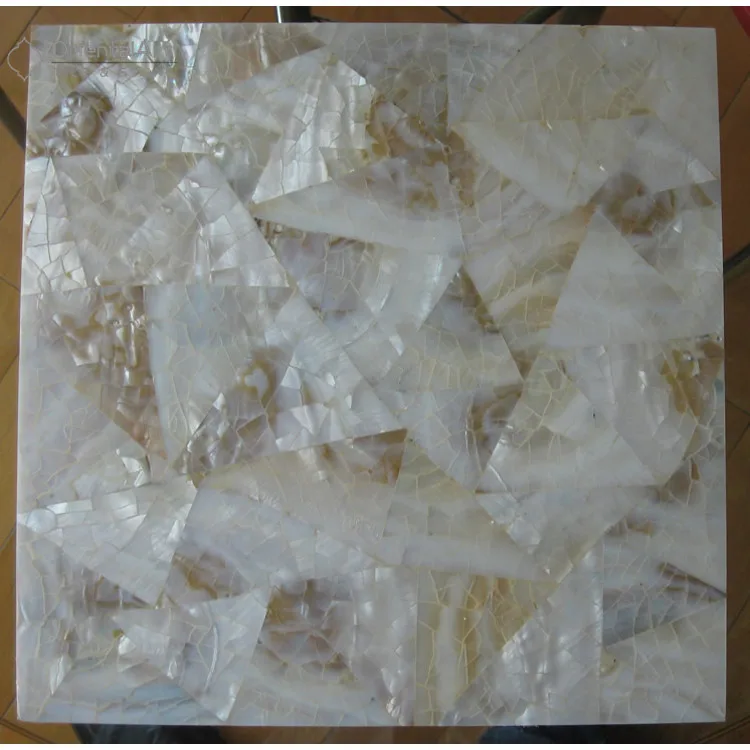 China factory gold capiz mother of pearl shell mosaic wall tile wall panel wall sheet