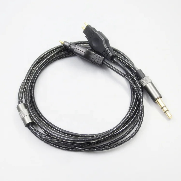 
Replacement 2m 3.5mm Jack Audio Cable Headphone Cables for Sennheiser HD414 HD650 HD600 HD580 HD25 Headsets 