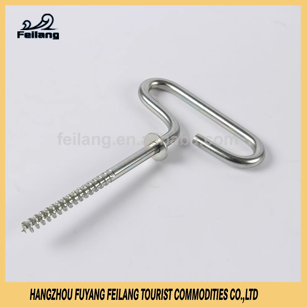 
20 см винтовые стальные колпачки для палатки для подледной рыбалки, колпачки с ручкой, аксессуары для палатки на открытом воздухе 