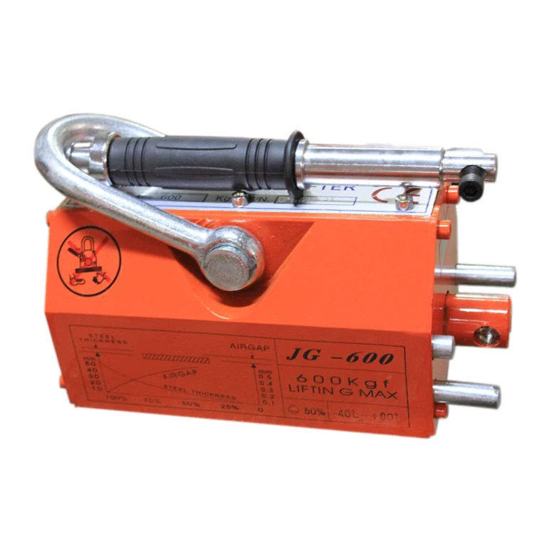 high quality 500kg 1000kg  5000kg max permanent magnetic lifter steel plate lifting magnet equipment