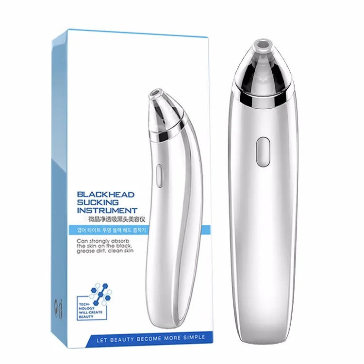 Portable Diamond vacuum Microdermabrasion Device for blackhead with 4 head 2017 New and Patent Design