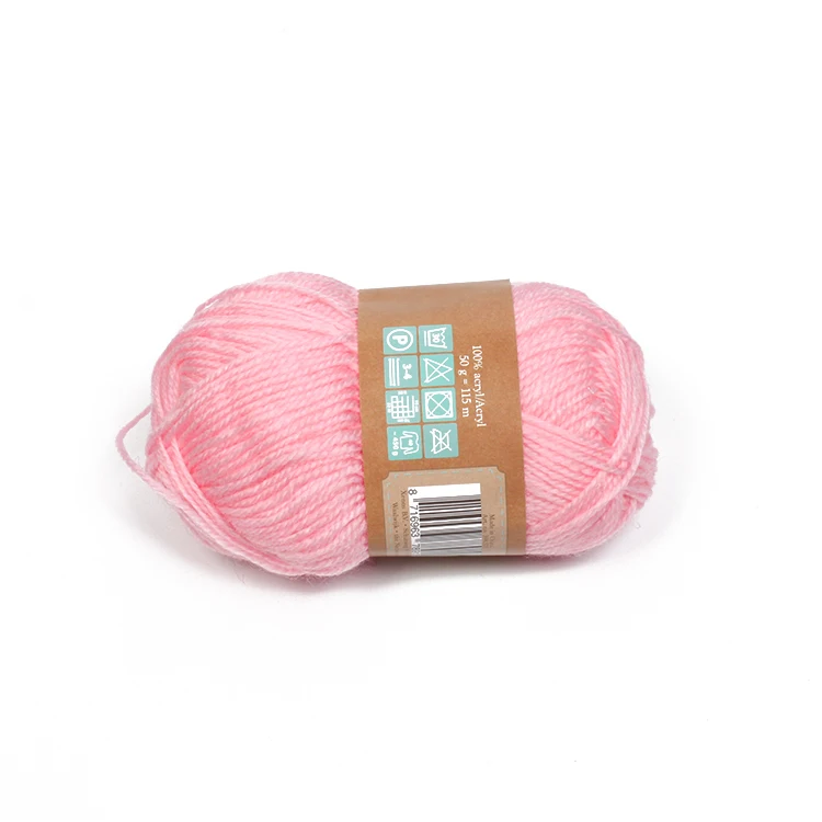 
100% Acrylic Dope Dyed Yarn Cheap South Korea Acrylic Yarn For Weaving 