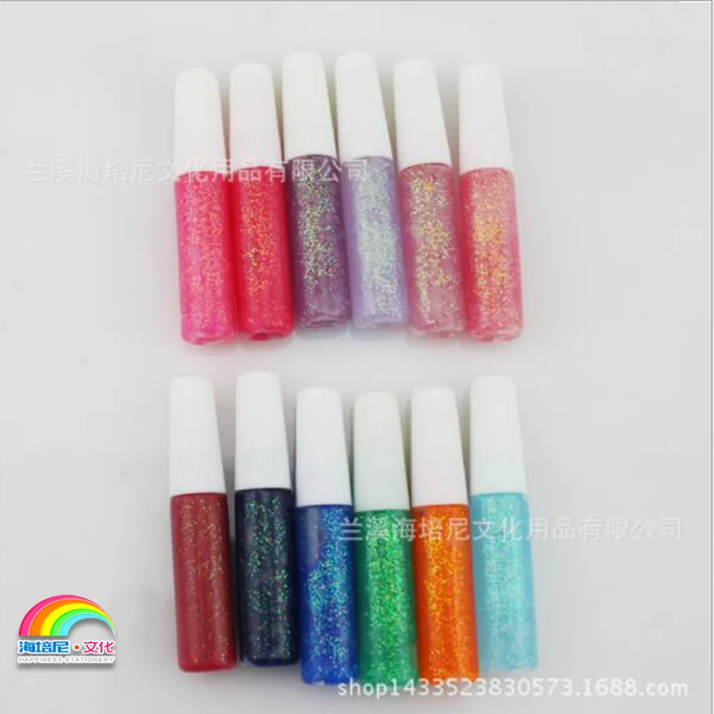 Лидер продаж, дешевый профессиональный клей для рукоделия оптом, водонепроницаемый, быстросохнущий, 5,5 мл, блестящий клей