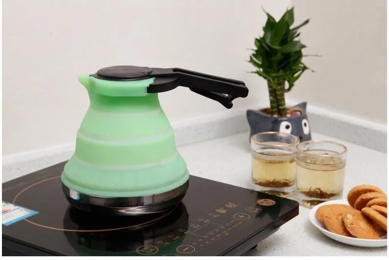 Food grade foldable Silicone kettle/water kettle with high quality