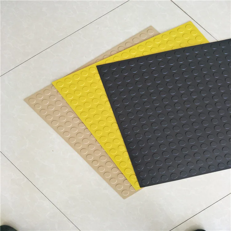 Rubber sheet for floor mats stud durable rubber sheet