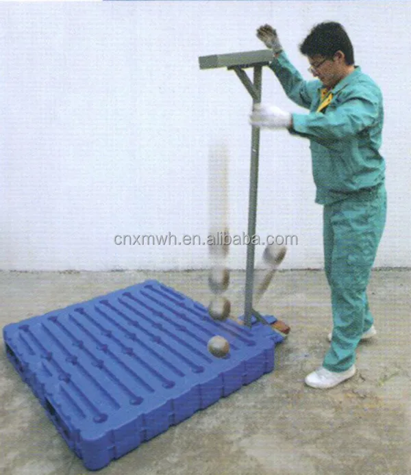 Double side stacking high impact strength plastic pallet