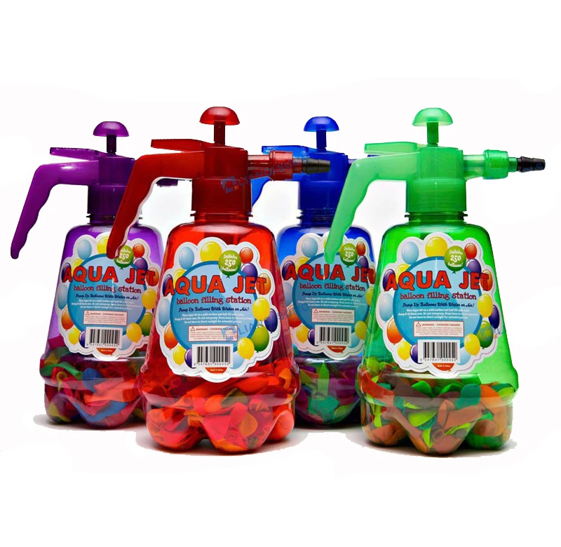2021 Hot Sale Toys the Only Factory Can Passed All EU TESTING En71-12 Summer Water Toys Balloons Pump Bottle with 100 Balloons