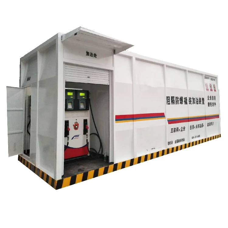 
20 m3 double container mobile filling gas station 
