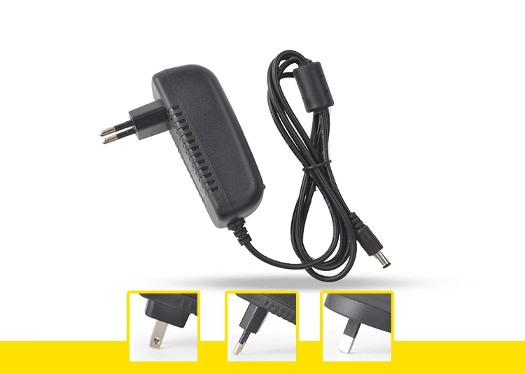 AC DC Adapters 12V3A Interchangeable Switching Power Supply 12 Vdc 3A output 12V 3A Adapter