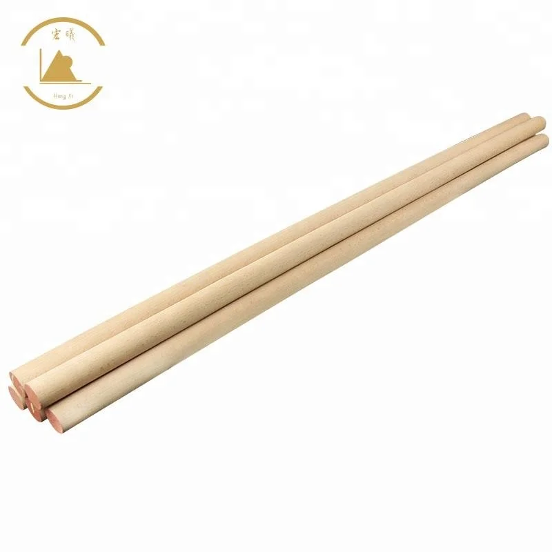 High Quality Beech Furniture Fitting Wooden Stick Rod