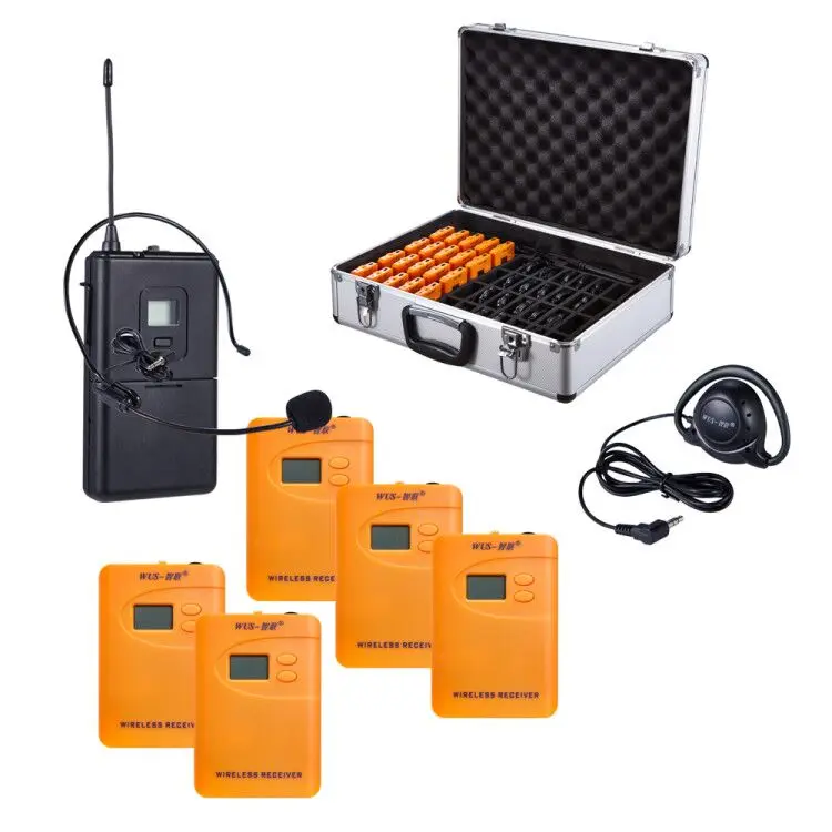 
Profession two way wireless audio whisper tour guide system For Tourist Guide 