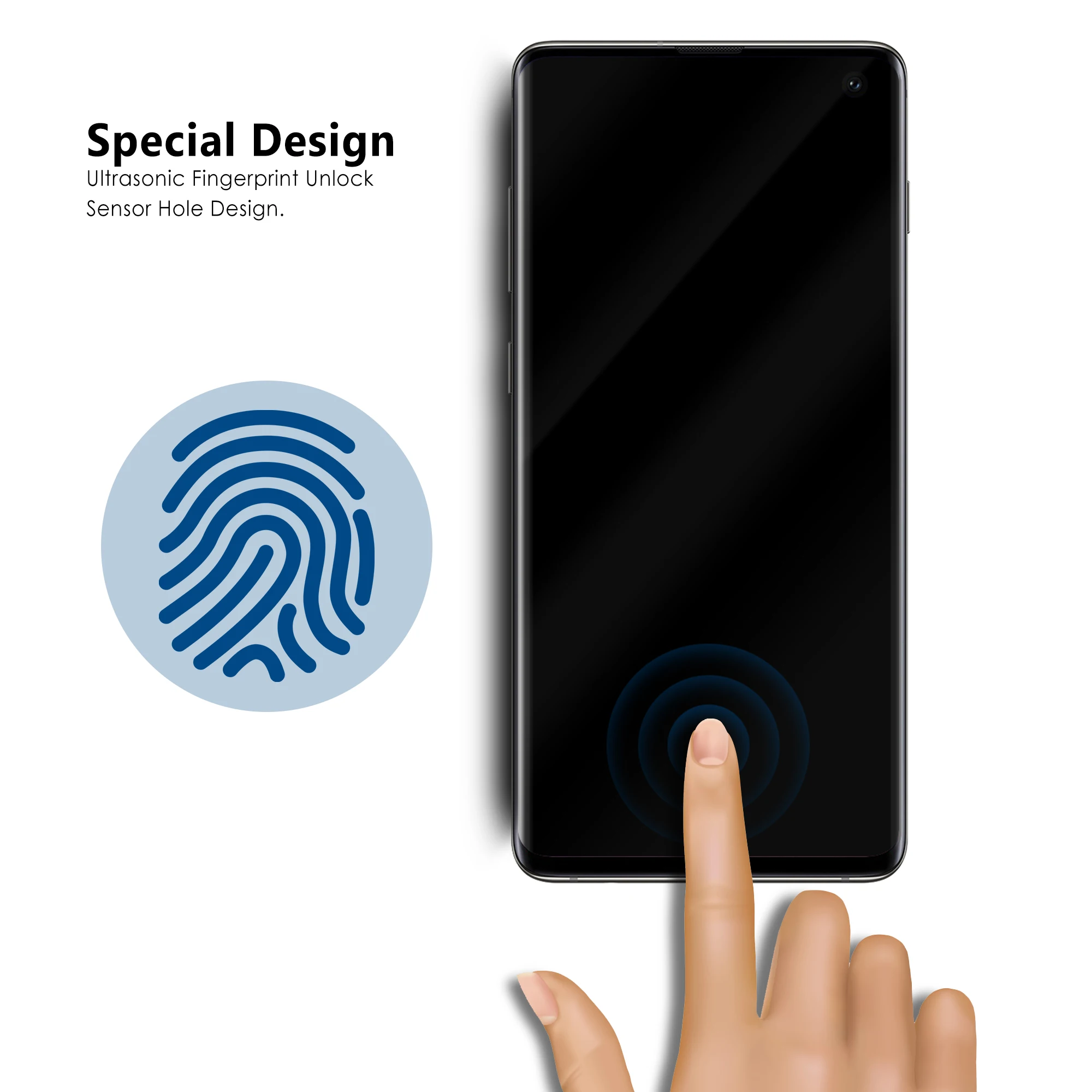 Поддержка оптовой 3d S10 закаленное стекло защитная пленка для экрана Samsung Galaxy