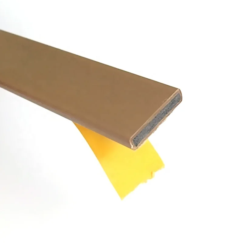 Fire Stopping Products Rigid PVC cover Intumescent Fire Resistant Door Seals Weather Strip with Adhesive tape