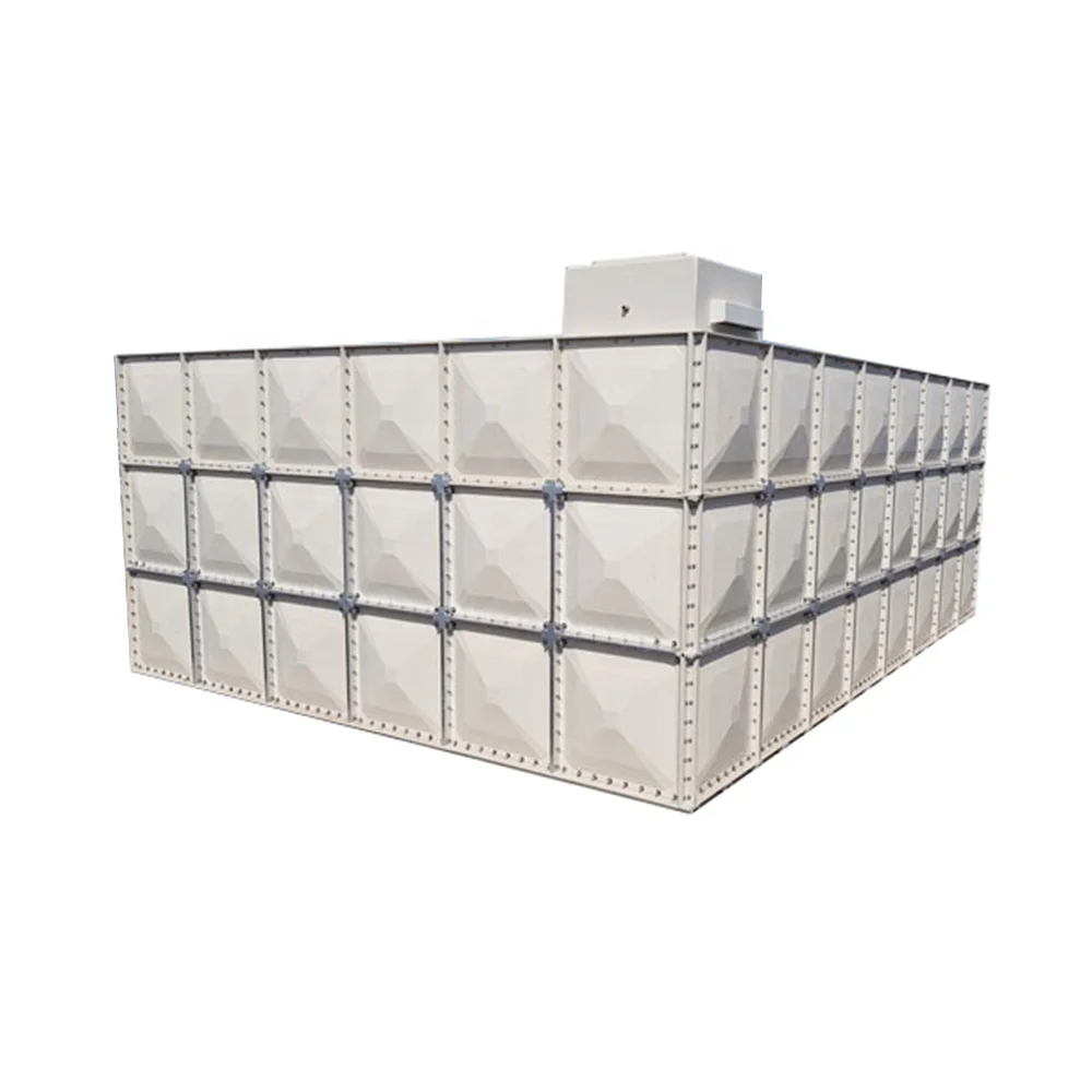 10000 gallon smc grp plastic panel water storage tank