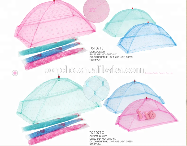 Colorful Umbrella Globe Baby Mosquito Net